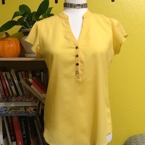 Yellow blouse